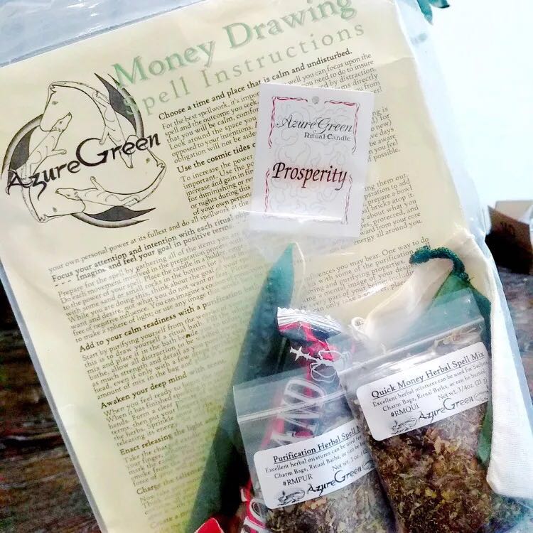 P O Money Drawing Spell Kit - 