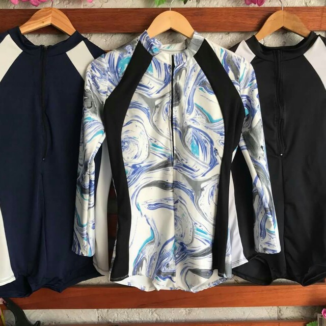 Rashguard Shorts One Piece Swimsuit (Category: Bikinis & Swimsuits) located in Mandaluyong City. Submitted by reginet (Listing ID 158286233, Image 2). Description: *Pre-order* Best fit Medium 😊 Send me a message! ❤.