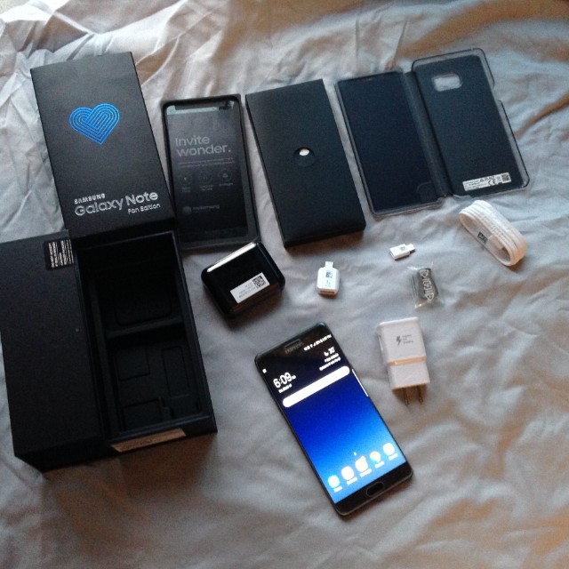 Samsung Galaxy Note Fe Black Onyx 64gb Duos Like New Mobile