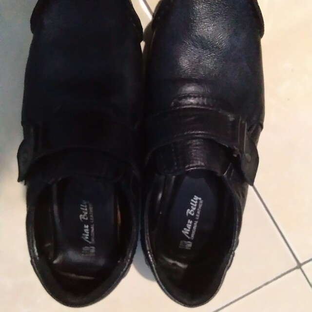 Sepatu Kulit Pria Max Belly Warna Hitam Fesyen Pria Sepatu Sandal Di Carousell