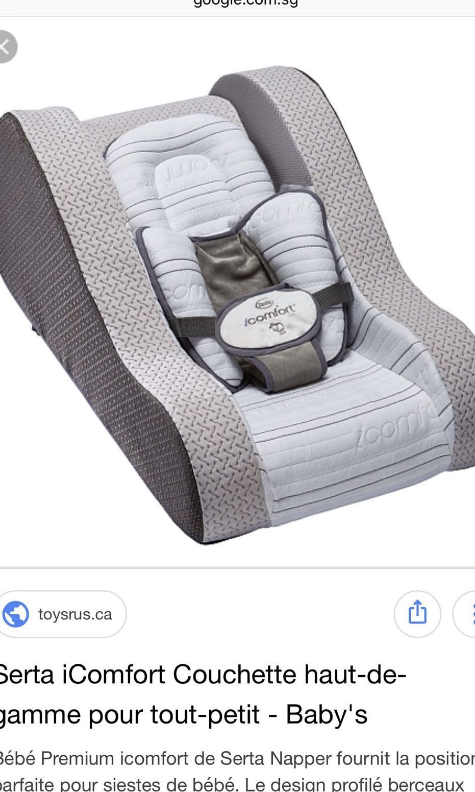 Serta icomfort infant napper hot sale