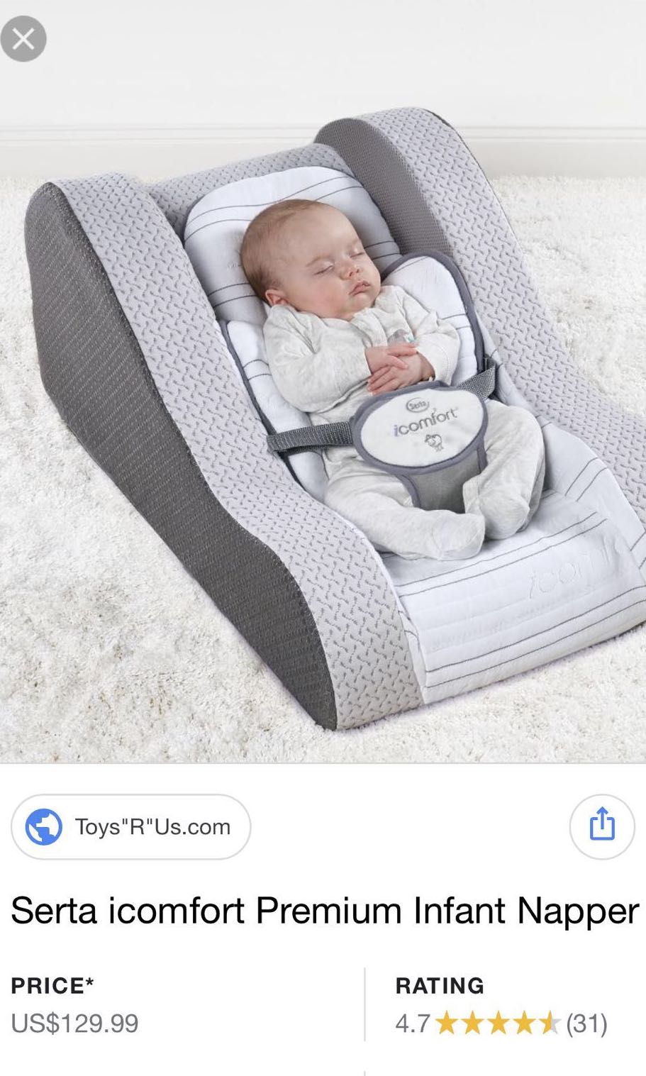 Serta perfect sleeper deluxe infant napper new arrivals