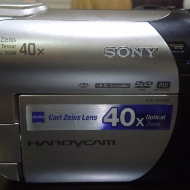 Sony Handycam DCR-DVD108 (Category: Video Cameras) located in Manila. Submitted by fcbern (Listing ID 159968295, Image 2). Description: With charger.