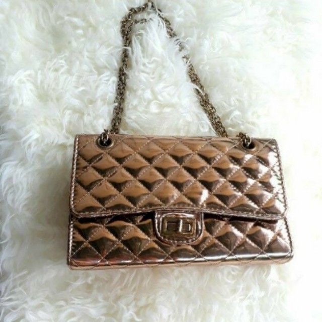 Tas Elegan Warna Rose Gold Fesyen Wanita Aksesoris Di Carousell