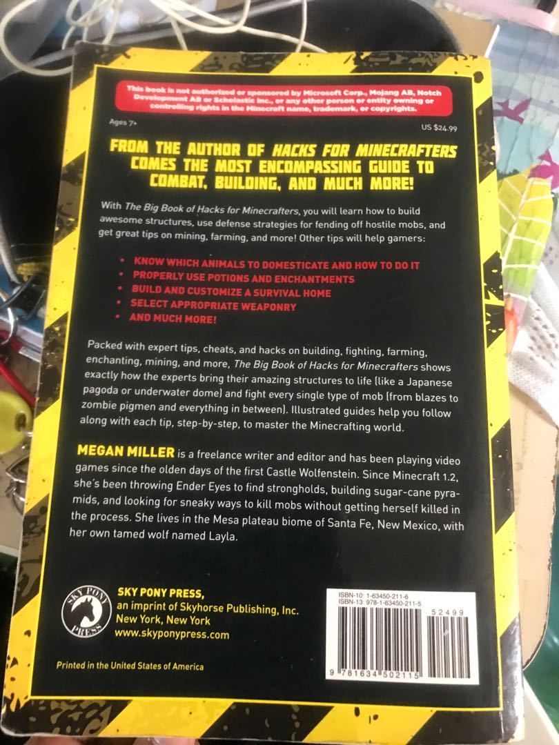 The Big Book Of HACKS For Minecraft Books Stationery On Carousell The Big Book Of HACKS For Minecraft Books Stationery On Carousell