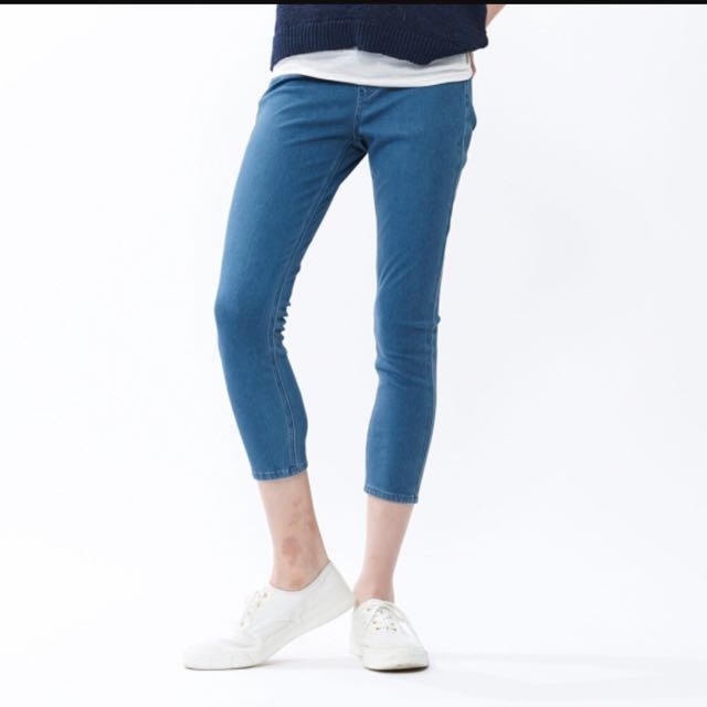 Uniqlo women cropped legging pants 