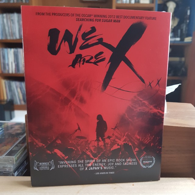 We Are X Limited Edition Red Color Slip Sleeve Blu Ray X Japan Music Media Cds Dvds Other Media On Carousell