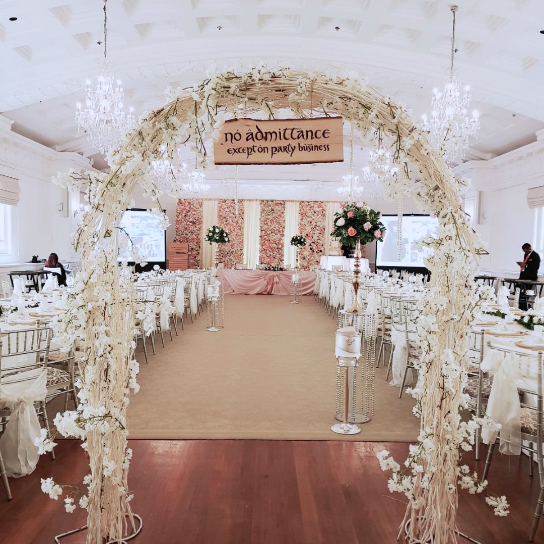 Wedding Decor In Fullerton Hotel Customised Wedding Walkin