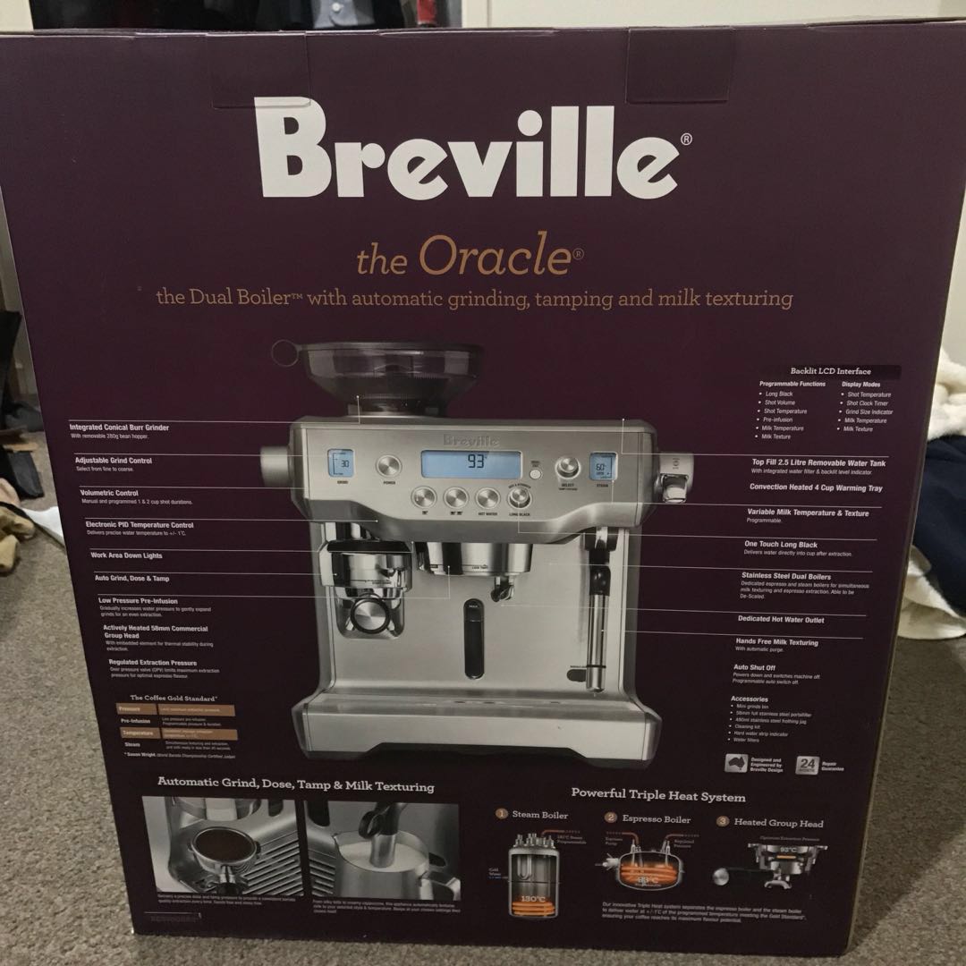 50 Off Rrp Breville The Oracle Bes980 Kitchen Appliances On Carousell