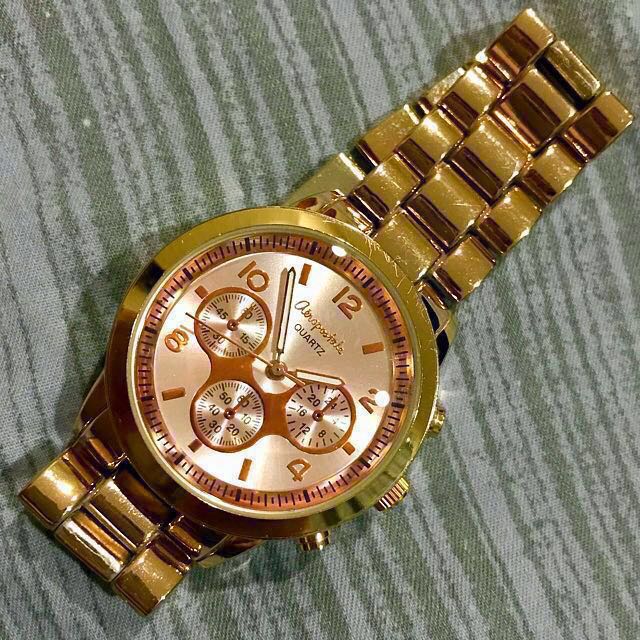Aeropostale rose gold watch clearance