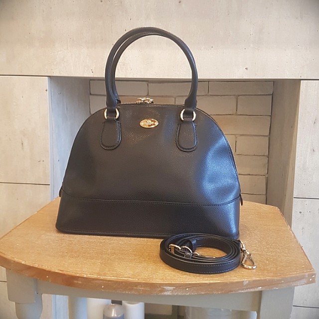 coach dome shaped bag