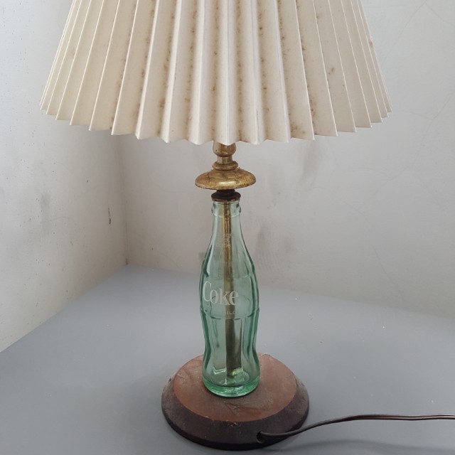 Coca Cola Table Lamp Vintage Collectibles Photo