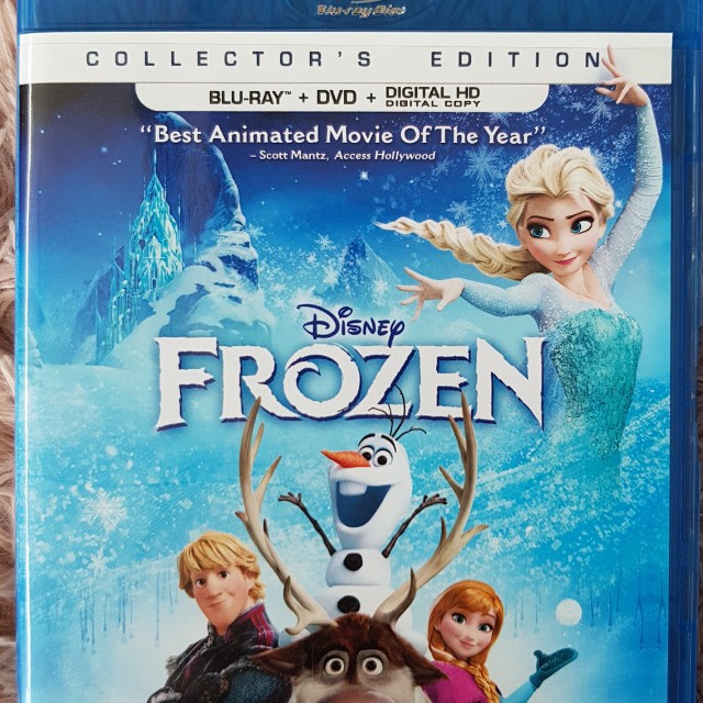 Disney Frozen Used Blu Ray Dvd Hobbies Toys Music Media Cds Dvds On Carousell