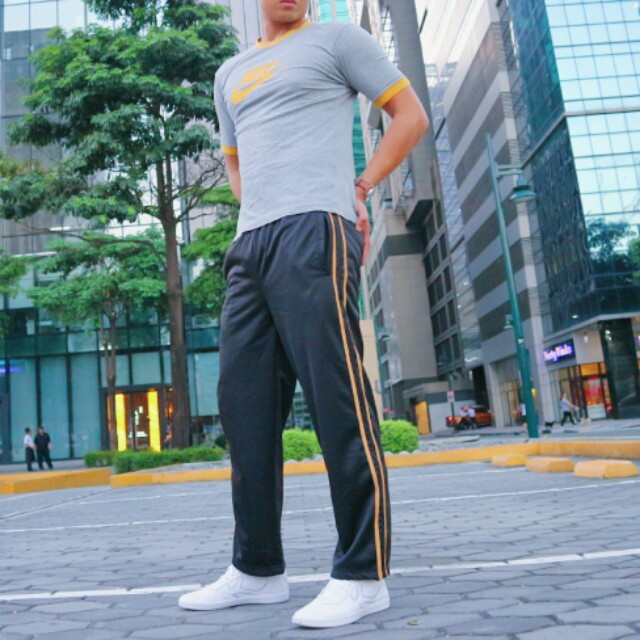Mens shiny joggers store