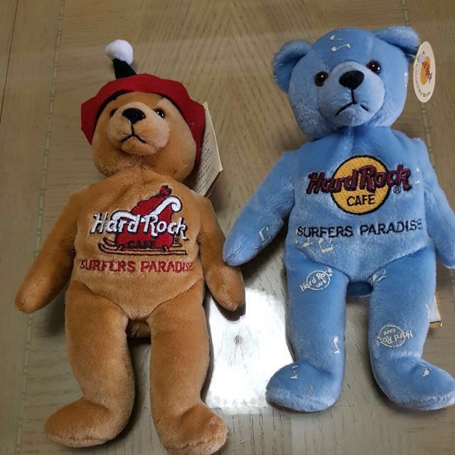 Hard Rock Cafe Collectible Bears