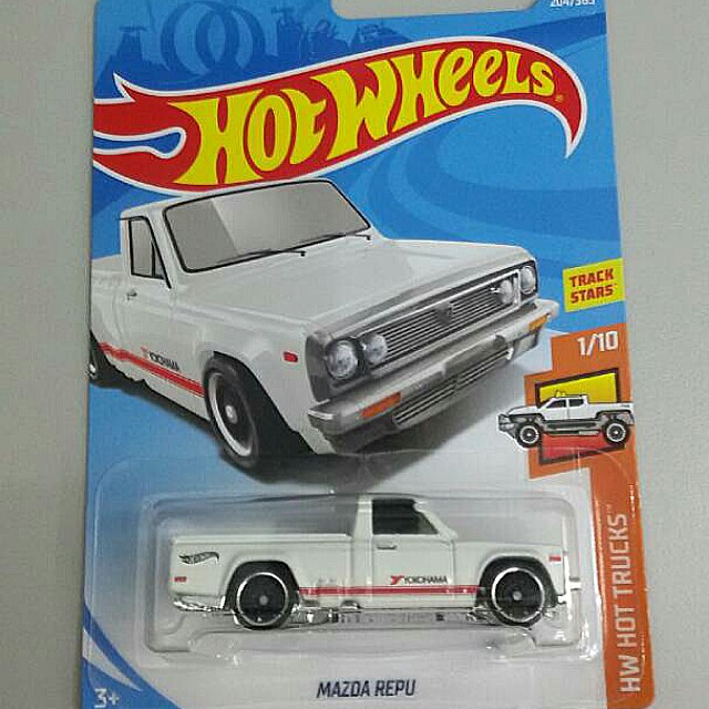 hot wheels mazda repu white
