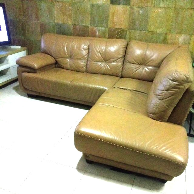 Leather Lorenzo L Shaped 5 Seater Sofa, Full Leather Sofa Set
