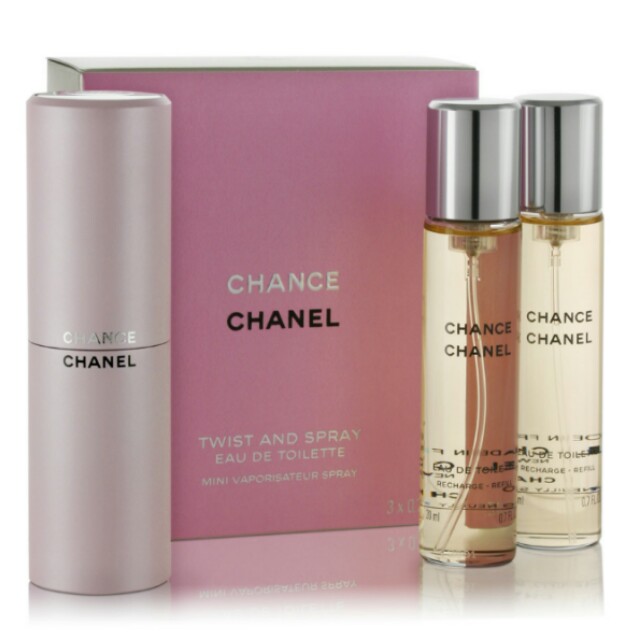 INSTOCK Chanel Chance Travel Twist & Spray, Beauty & Personal Care