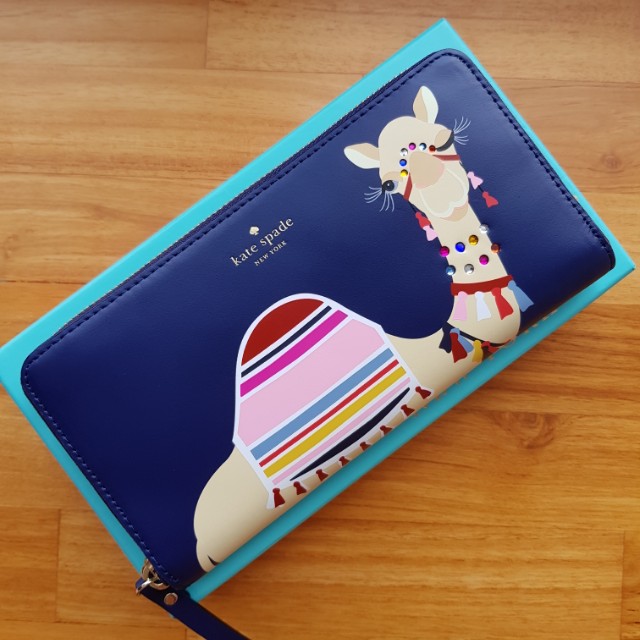 Kate spade online camel wallet