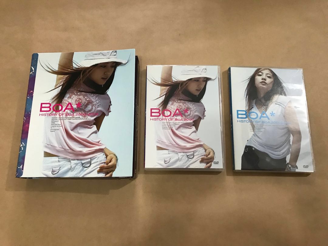 Kpop DVD history of BoA 20002002, 興趣及遊戲, 收藏品及紀念品, 明星周邊 Carousell