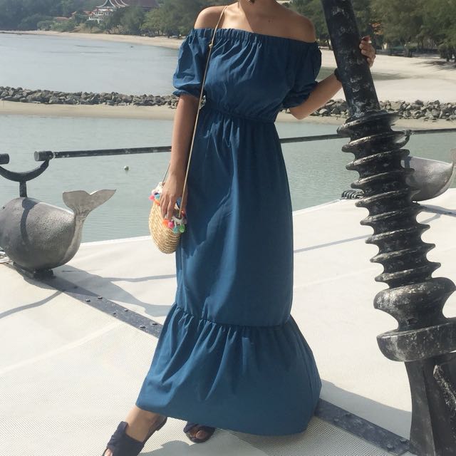 half shoulder dresses