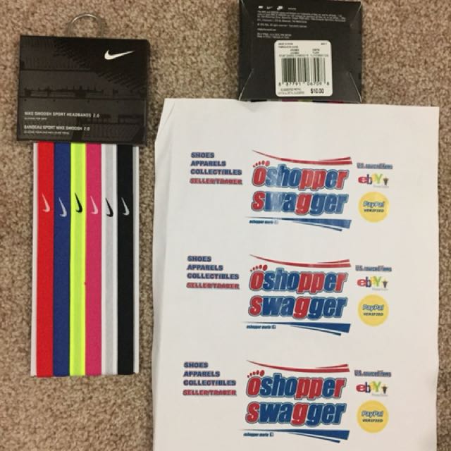 NIKE AUTHENTIC HEADBANDS WITH SILICON GRIP 1/2 Inch WIDTH (Category: Other Sports Equipment and Supplies) located in Makati City. Submitted by oshopper (Listing ID 159999992, Image 2). Description: AUTHENTIC NIKE HEADBANDS with silicon grip 1/2 inch width Black / white, colored P190 each , P1000 for 6 pack Experience true US Bargain and good deal -authentic item shopping from leading designer US stores from your personal Overseas SHOPPER - OSHOPP