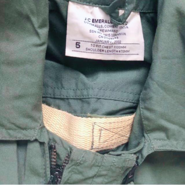 [Preloved] MILITARY ARMOUR TANKEE COVERALL UNIFORM TECHNICAN, Men's ...