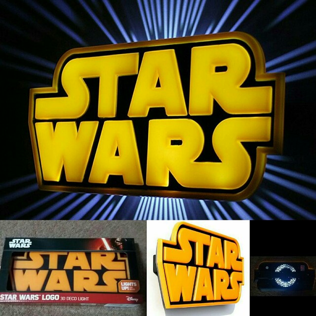 368 Star Wars Logo Wall Light Led 3d 立體牆燈 傢俬 家居 其他