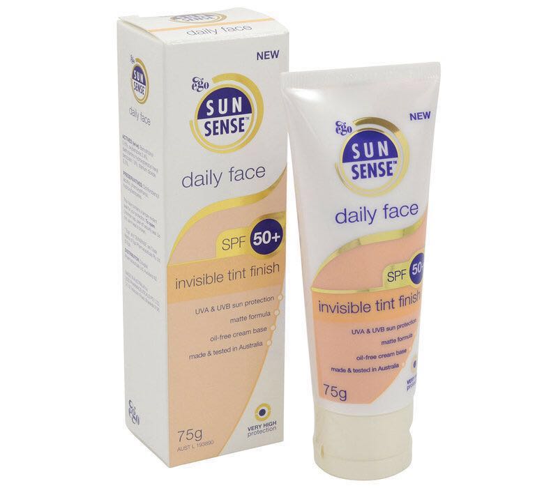 sunsense daily face invisible tint finish