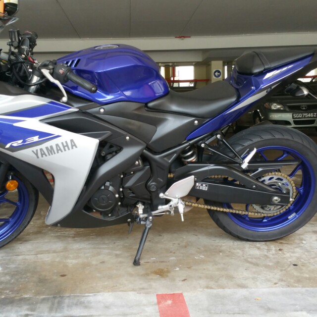 YAMAHA R3 (COE 2025), Motorcycles, Motorcycles for Sale, Class 2A on