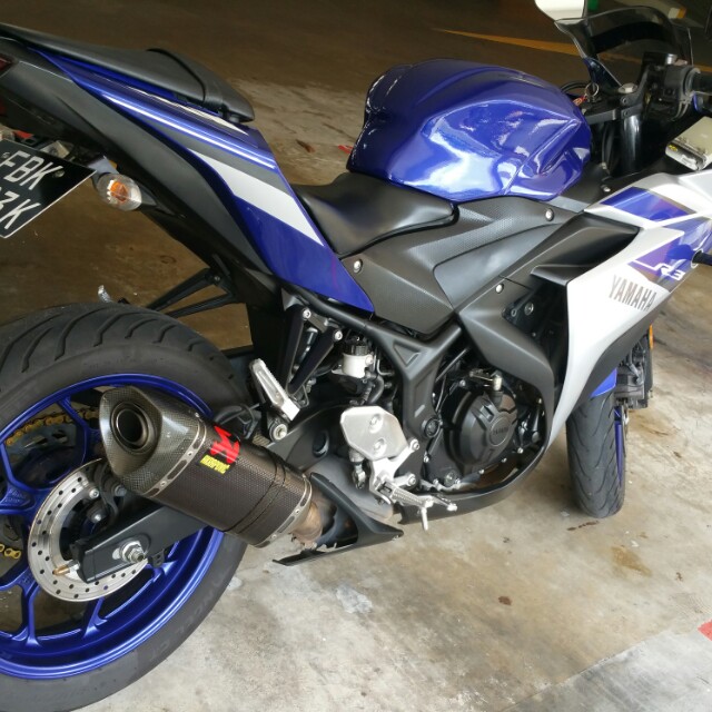 YAMAHA R3 (COE 2025), Motorcycles, Motorcycles for Sale, Class 2A on