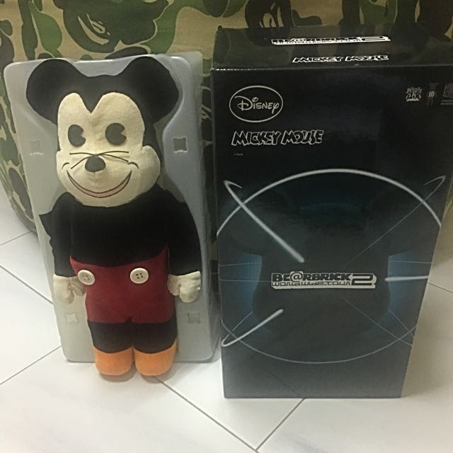 400% MICKEY MOUSE WORLDWIDE TOUR2 BE@RBRICK #1212YES, Hobbies