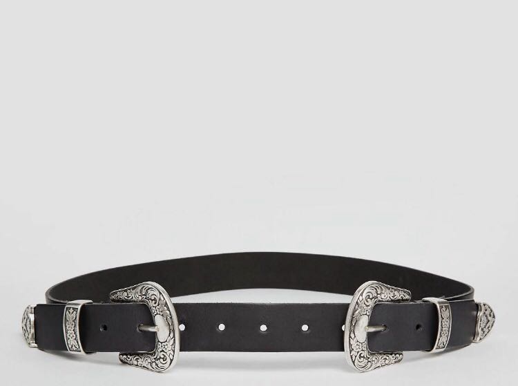 Asos double hot sale buckle belt