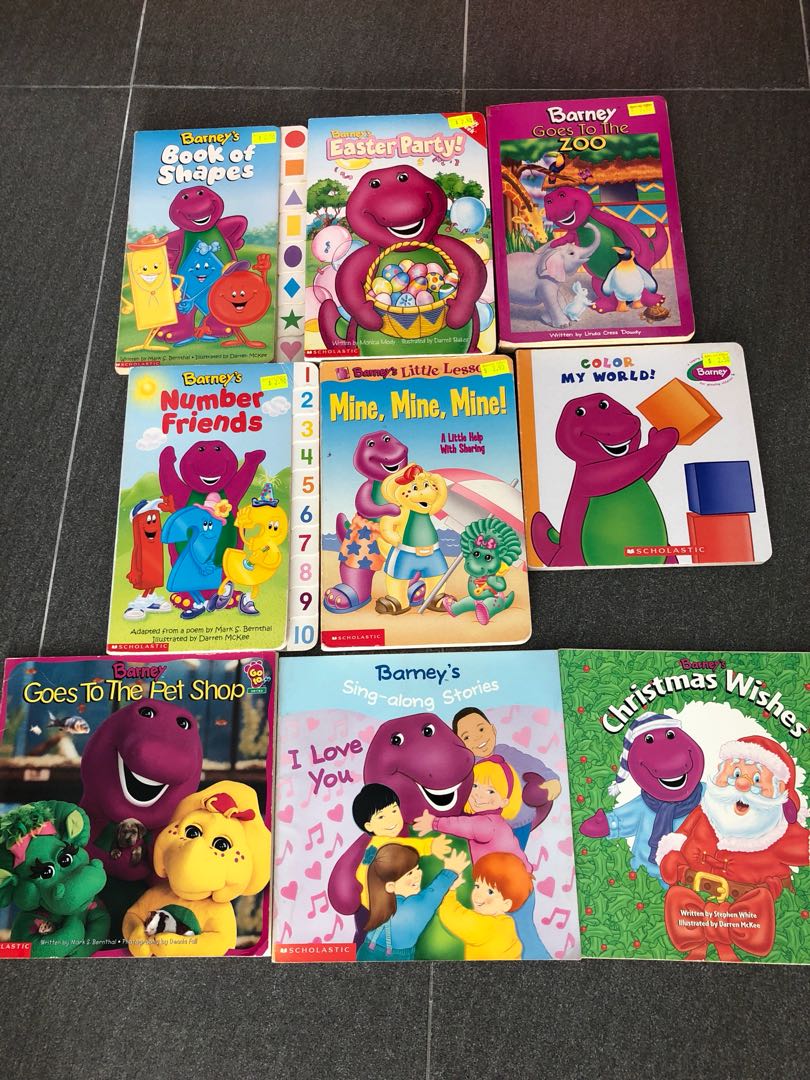 Barney books, Hobbies & Toys, Books & Magazines, Fiction & Non-Fiction ...