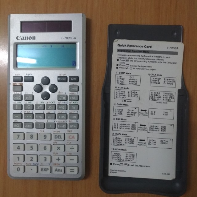 Canon Add Math Calculator Electronics Others On Carousell