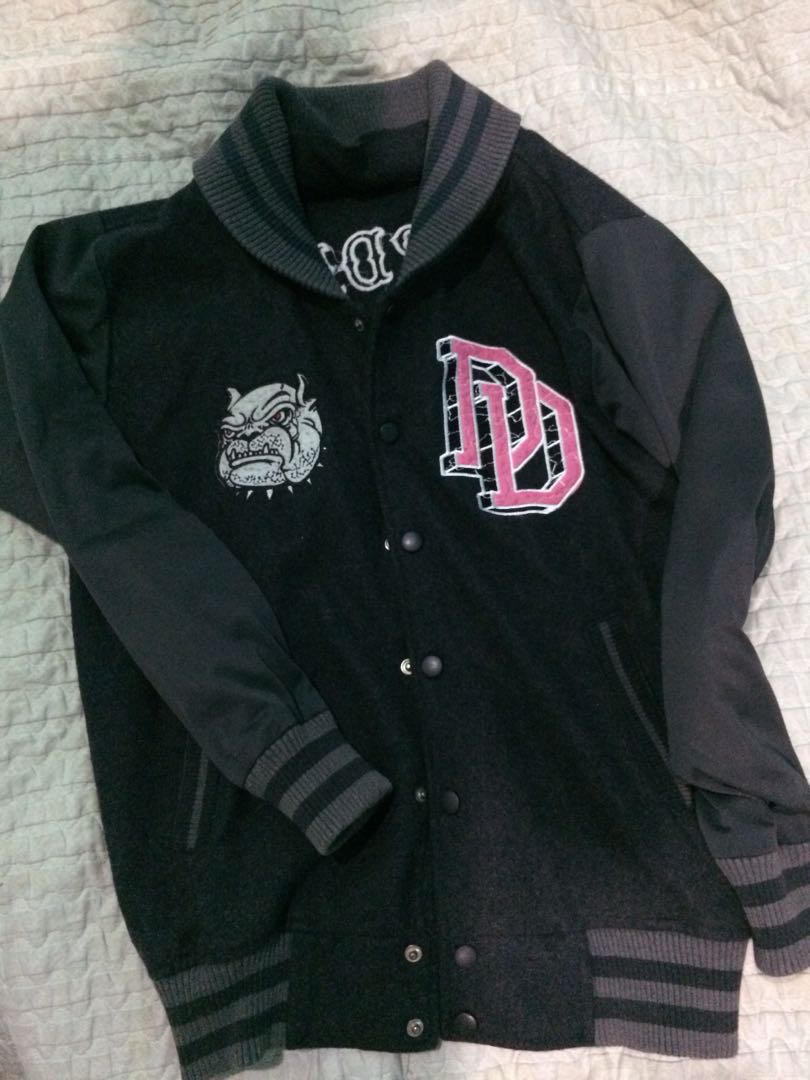 Drop Dead varsity jacket Men s Fashion Tops Sets Vests on