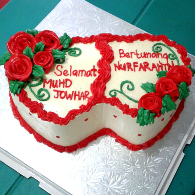 Engagement Cake Selamat Bertunang Bulletin Board Preorders On
