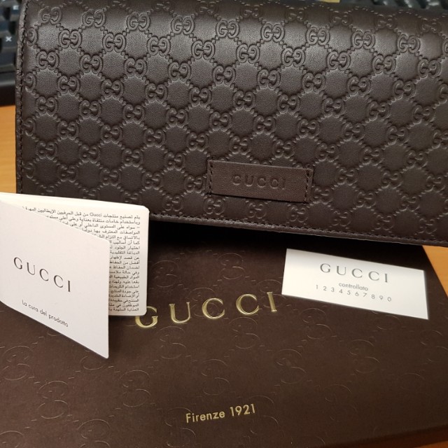 Gucci Women's Wallet GG Micro Guccissima Signature, Luxury    