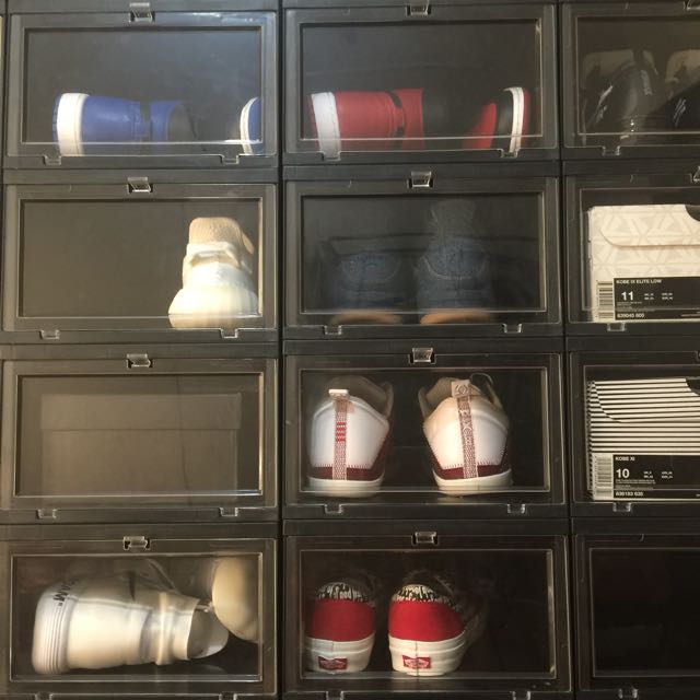 hi top shoe box black