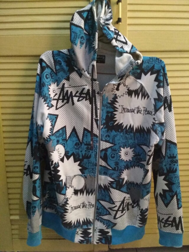 Stussy increase discount the peace hoodie