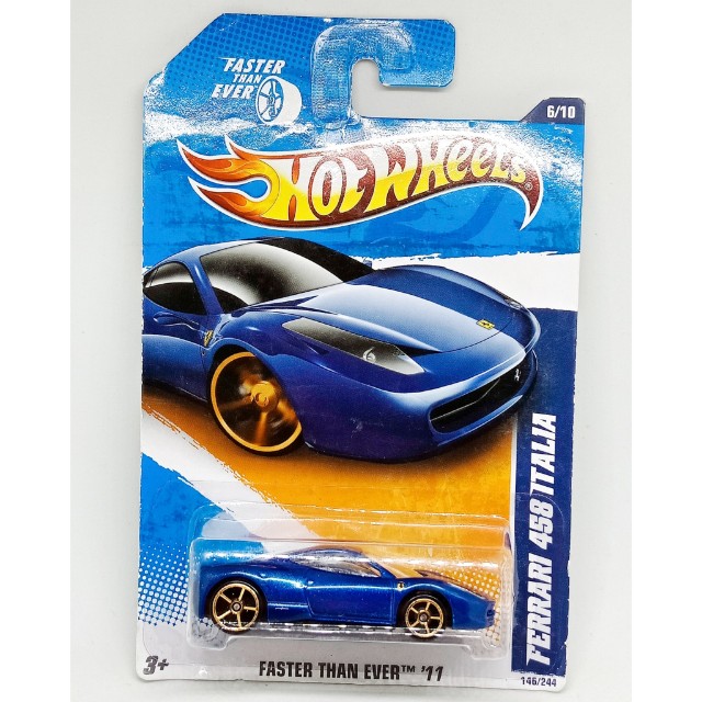 Hot Wheels Ferrari 458 Italia Soft Corners Creases Toys