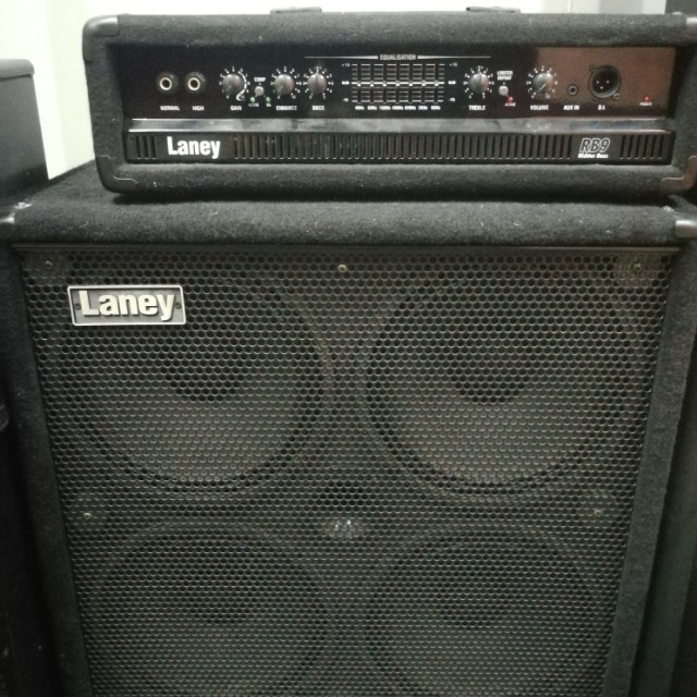 Laney Bass Amp Head Cabinet Music Media Music Instruments On