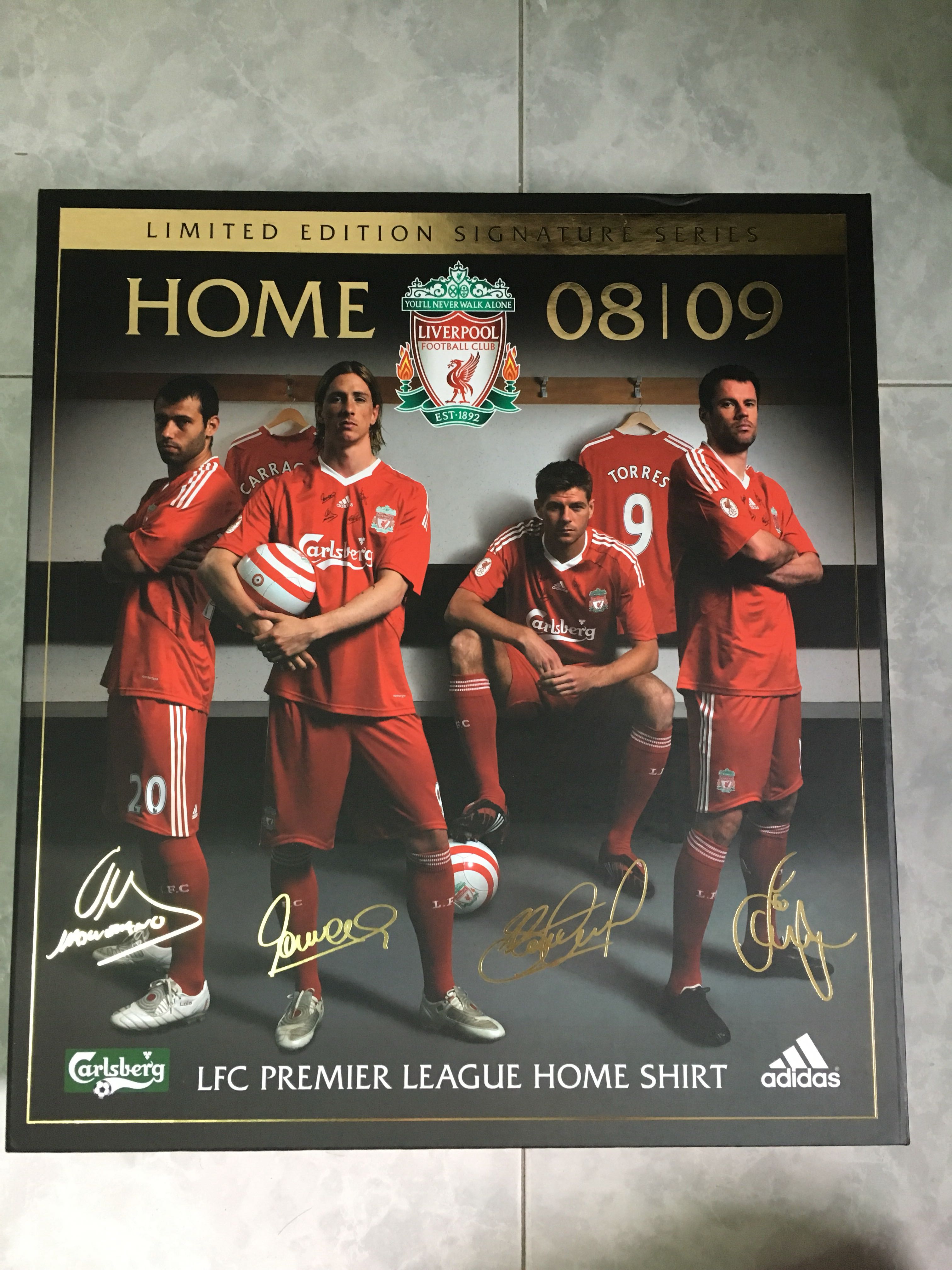 liverpool fc limited edition shirt