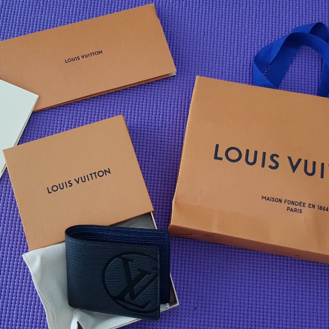 LV MEN'S WALLET REVIEW for Louis Vuitton Multiple Wallet Epi Leather M63514  