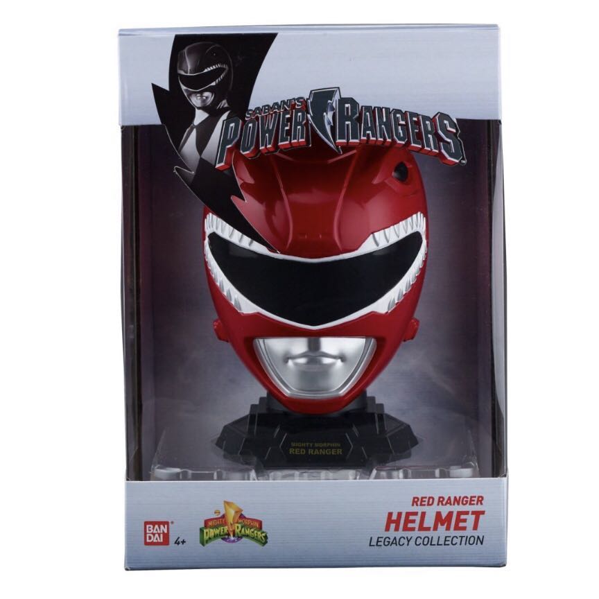 bandai red ranger helmet