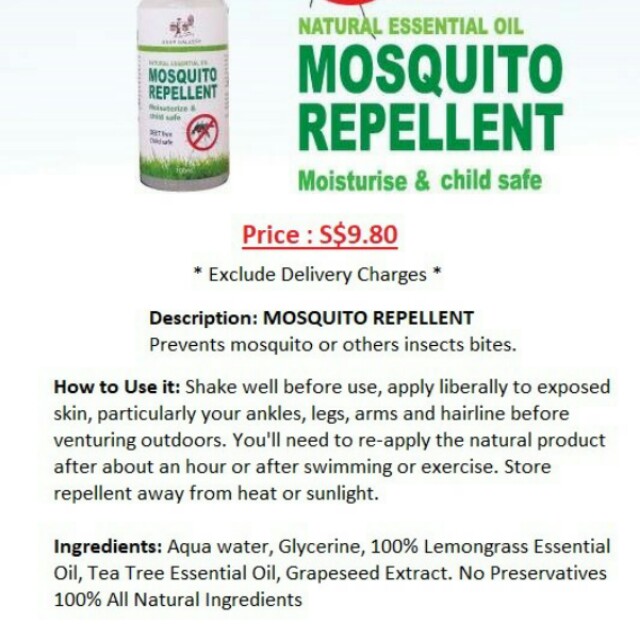 Natural mosquito insects repellent, Babies & Kids, Baby Nursery & Kids