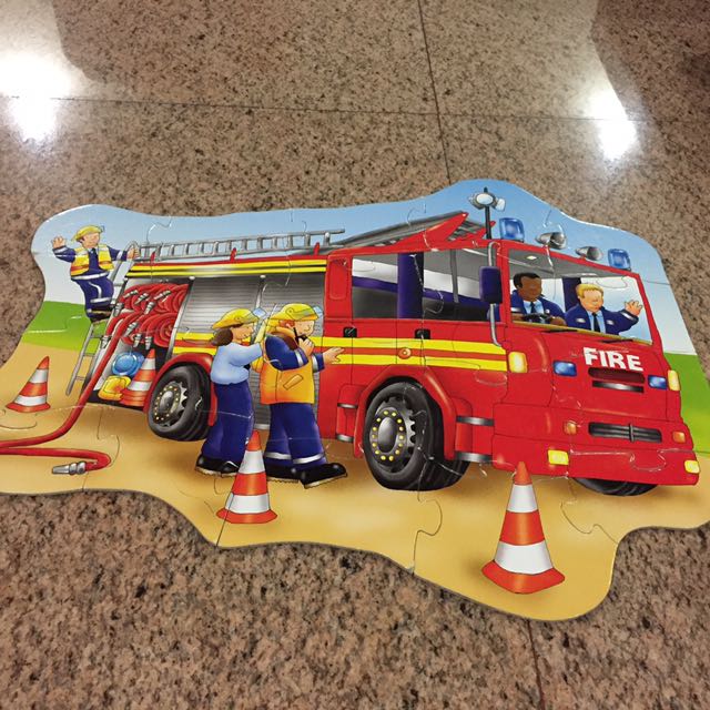 orchard toys big fire engine puzzle