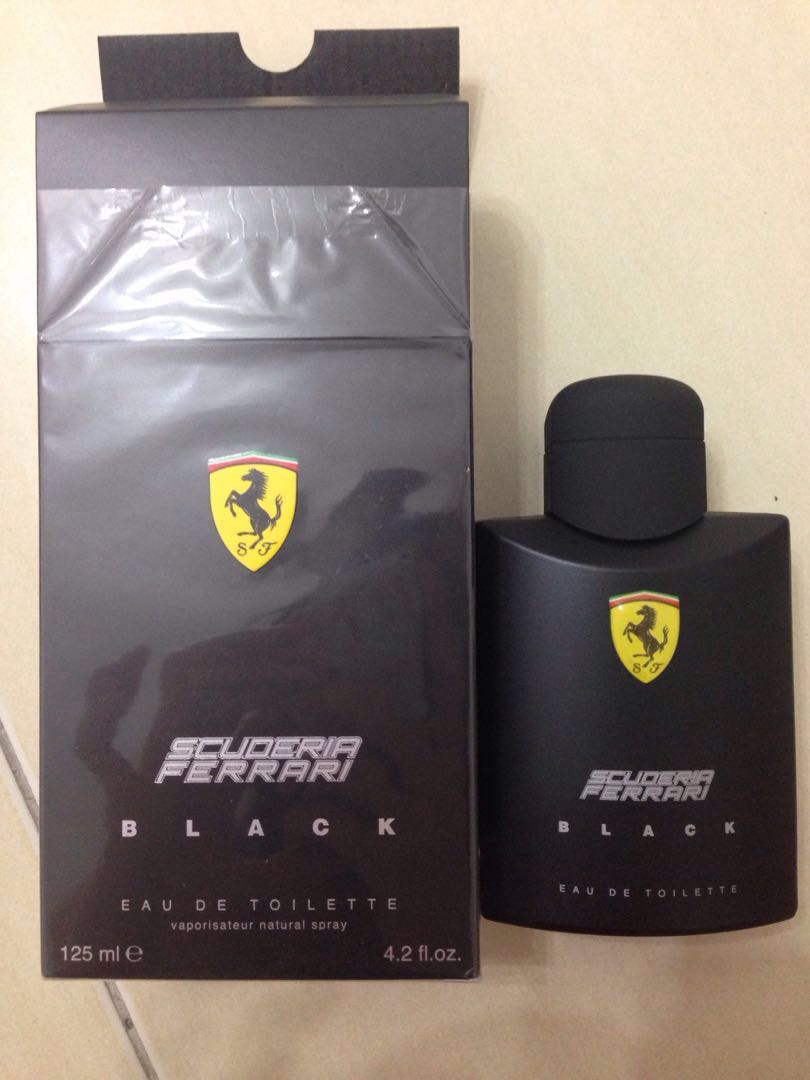 Perfume Ferrari Scuderia Black Edt 125ml Health Beauty Perfumes