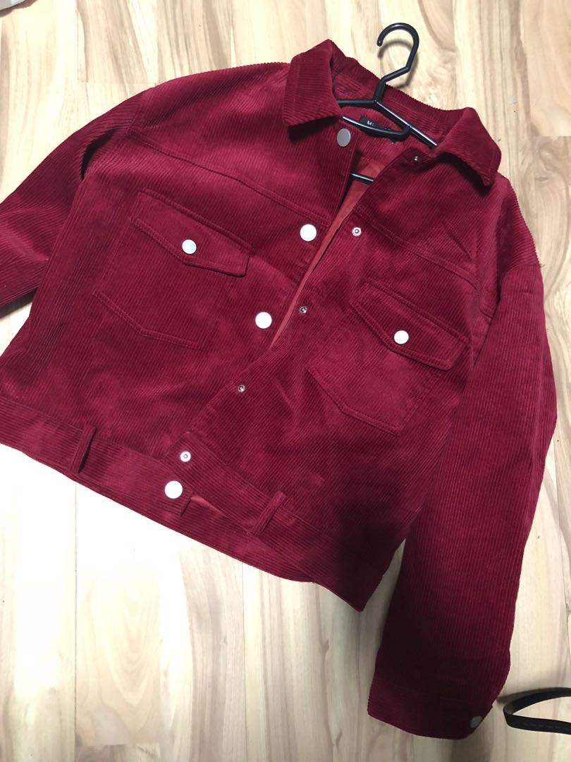 Red corduroy hotsell jacket