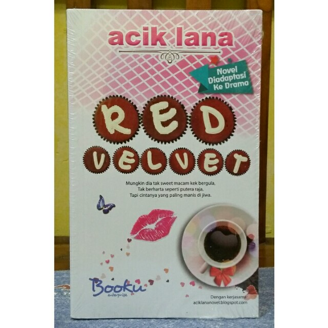 Red Velvet Novel Melayu Books Stationery Books On Carousell